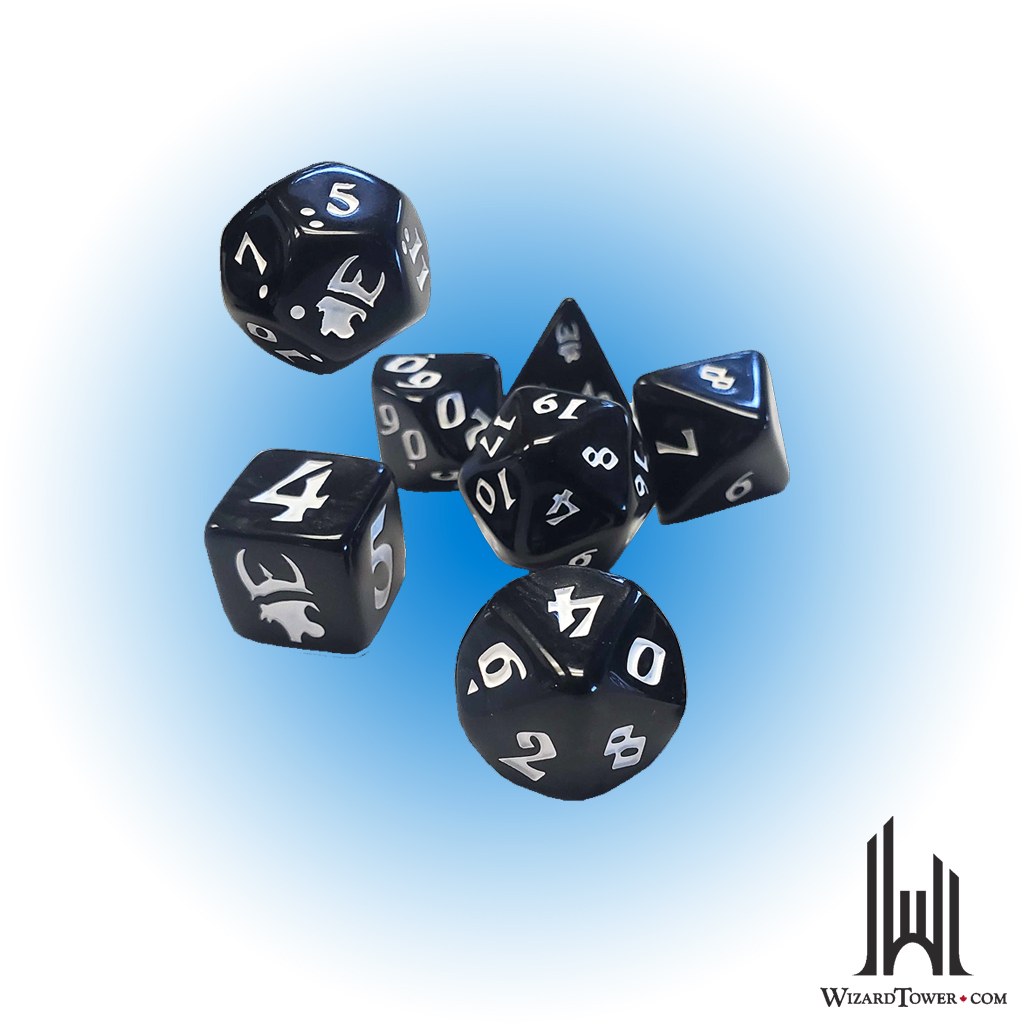 Munchkin Dice set - Black / White